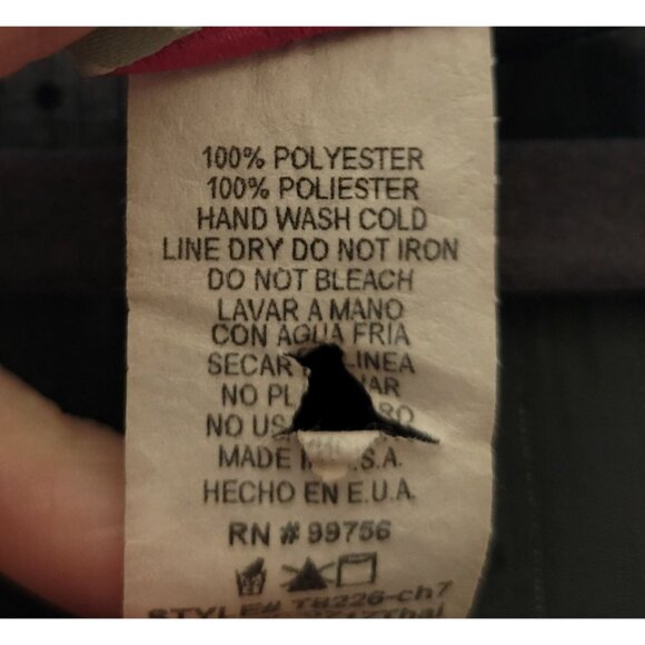 Vintage Y2K Women's 1X Sheer Whimsygoth Witchy Fairy Grunge Sheer Flowy Blouse B - Picture 4 of 6